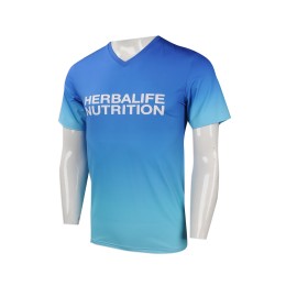 T862 團體訂做男裝v領T恤 大量訂購男裝T恤款式 製作男裝T恤專營店 大型發佈會 annual event    漸變藍色 T862 團體訂做男裝v領T恤 大量訂購男裝T恤款式 製作男裝T恤專營店 大型發佈會 annual event    漸變藍色